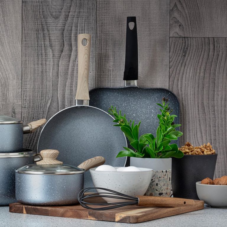 Plancha 26 cm gris Gris