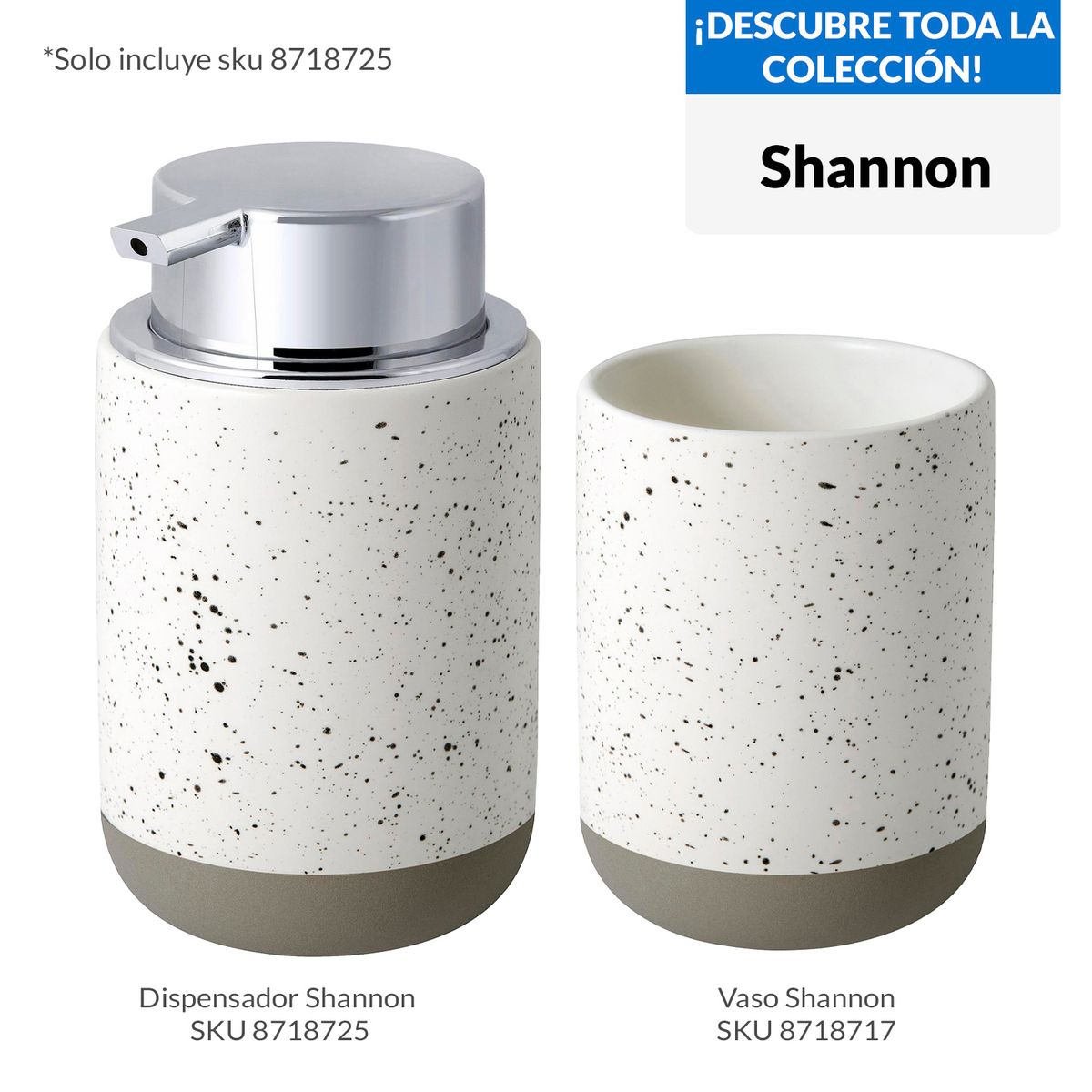 JUST HOME COLLECTION - Dispensador Shannon Multicolor