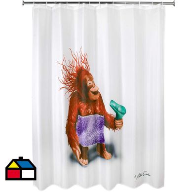 Cortina de bao Monkey 178x180 cm