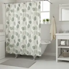 JUST HOME COLLECTION - Cortina de baño Leaf 178x180 cm