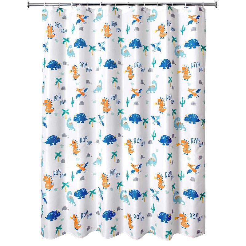 JUST HOME COLLECTION - Cortina de baño Dinos 178x180 cm