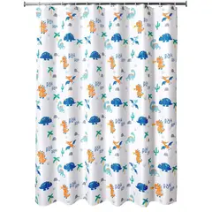 JUST HOME COLLECTION - Cortina de baño Dinos 178x180 cm
