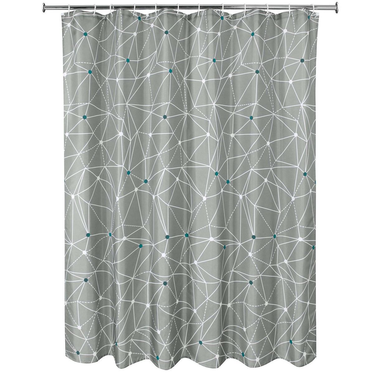 JUST HOME COLLECTION - Cortina de baño Geo Line 178x180 cm
