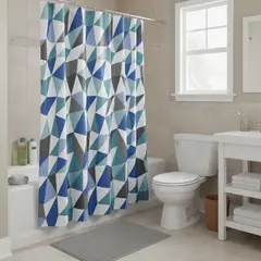 JUST HOME COLLECTION - Cortina de baño Graphic 178x180 cm