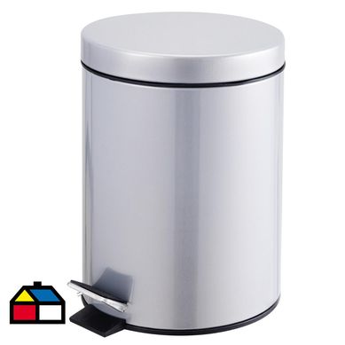 Papelero metlico 5 l blanco