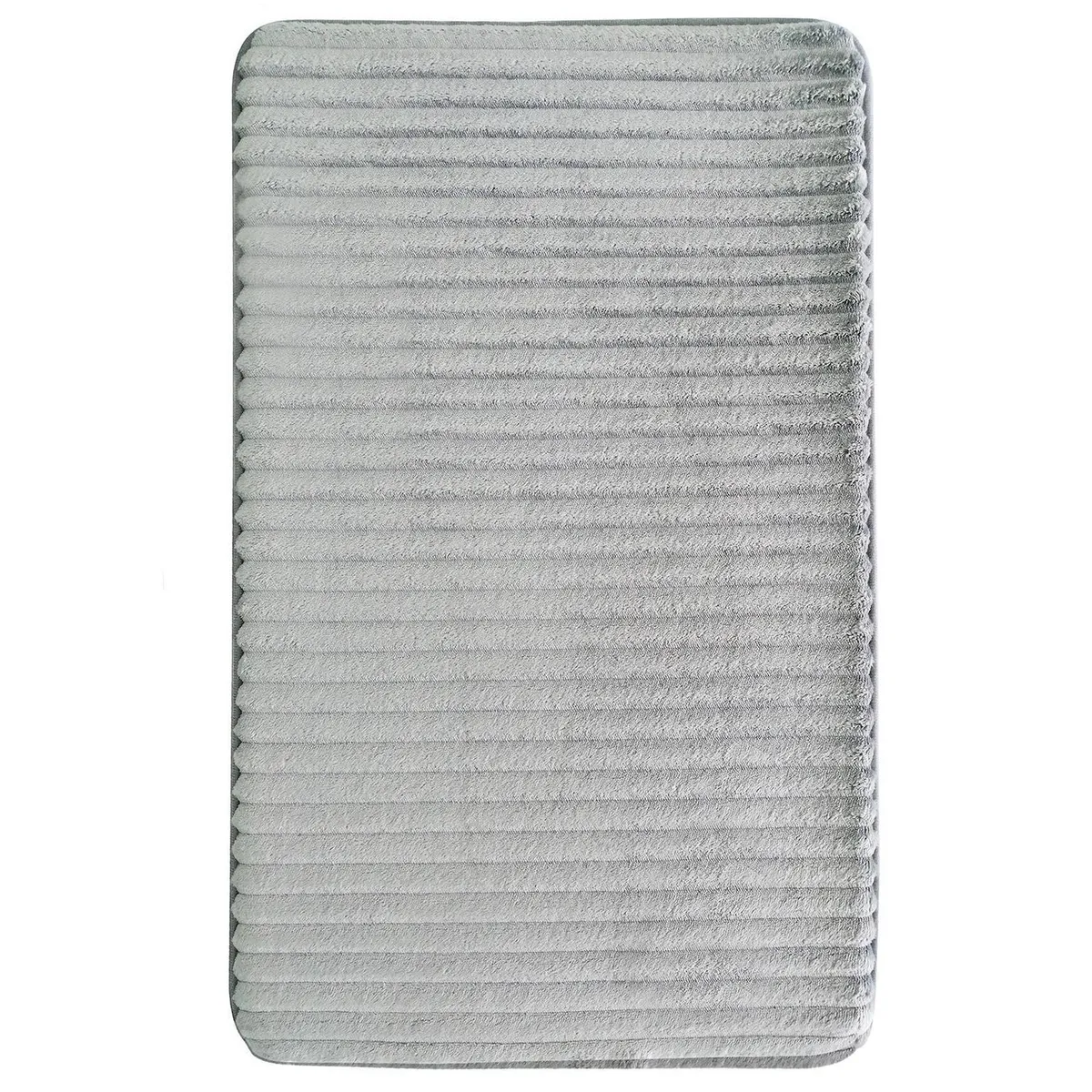 JUST HOME COLLECTION - Piso de Baño Perfomance 50x80 cm Poliéster Gris