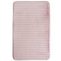 Piso de Baño Perfomance 50x80 cm Poliéster Rosado
