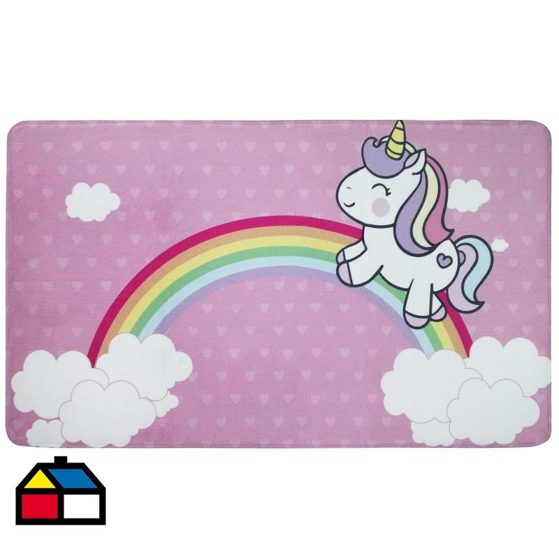 JUST HOME COLLECTION - Alfombra Unicornio Foam 70x120 cm