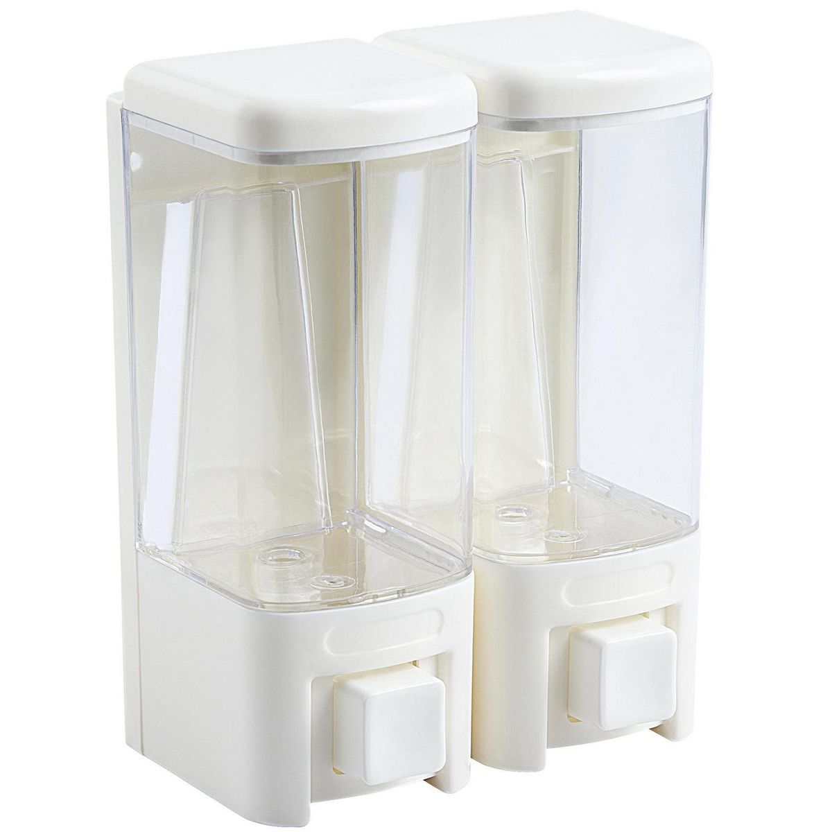 JUST HOME COLLECTION - Dispensador Doble Jabón Líquido Just Home Collection 960 ml Transparente