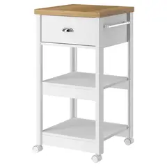 JUST HOME COLLECTION - Isla Cocina Americana Miami Blanca Denver