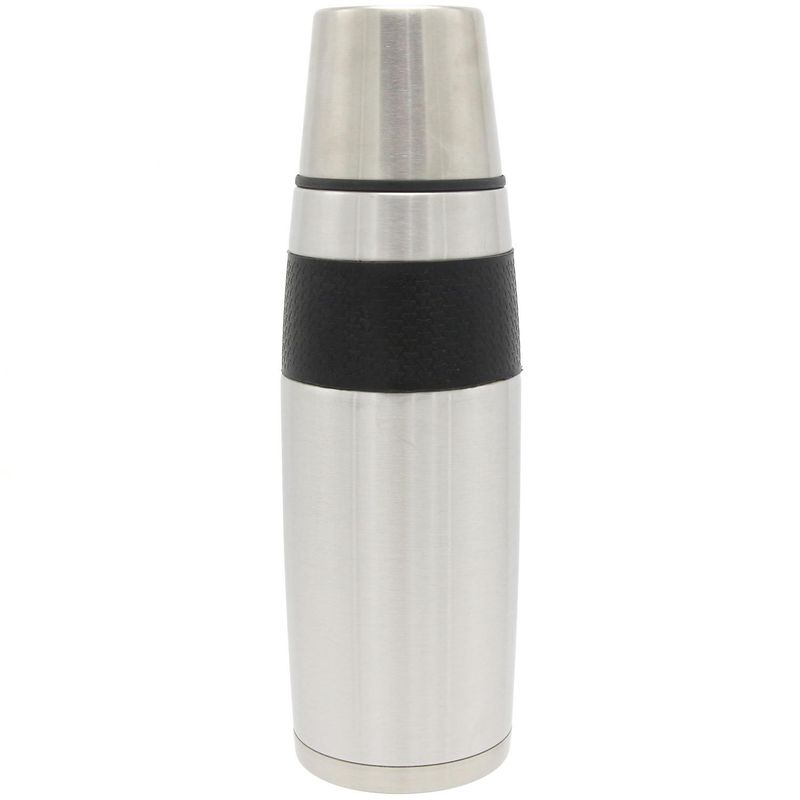 JUST HOME COLLECTION - Termo para Agua 1 l Plateado/ Negro