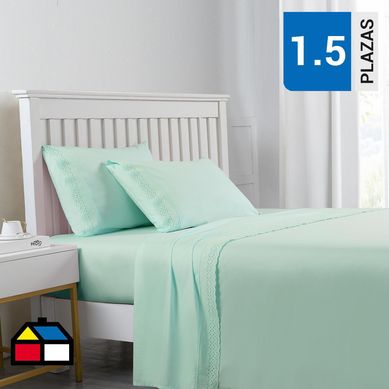Sbana celeste 180 hilos 1,5 plazas