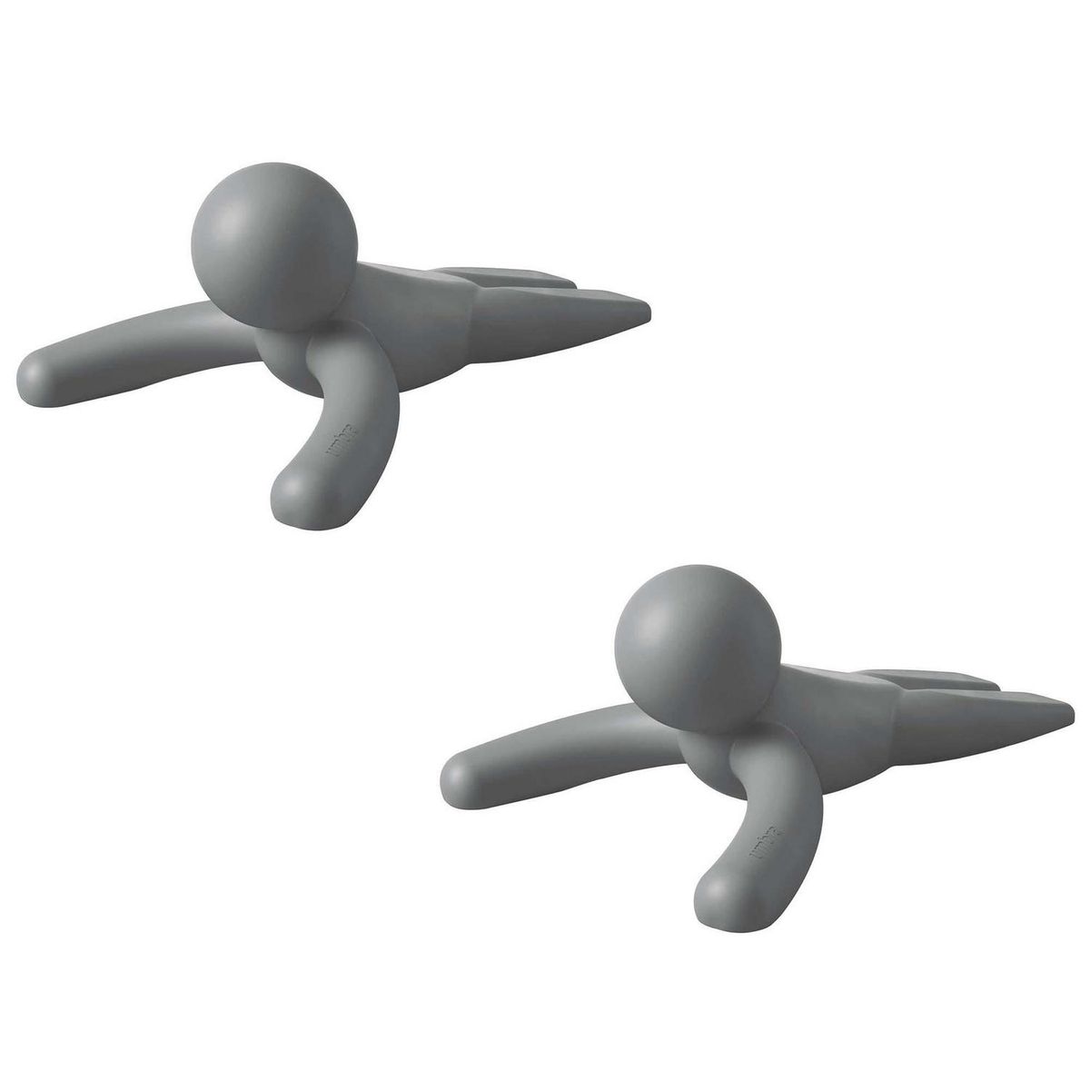 UMBRA - Set de 2 topes para puerta gris