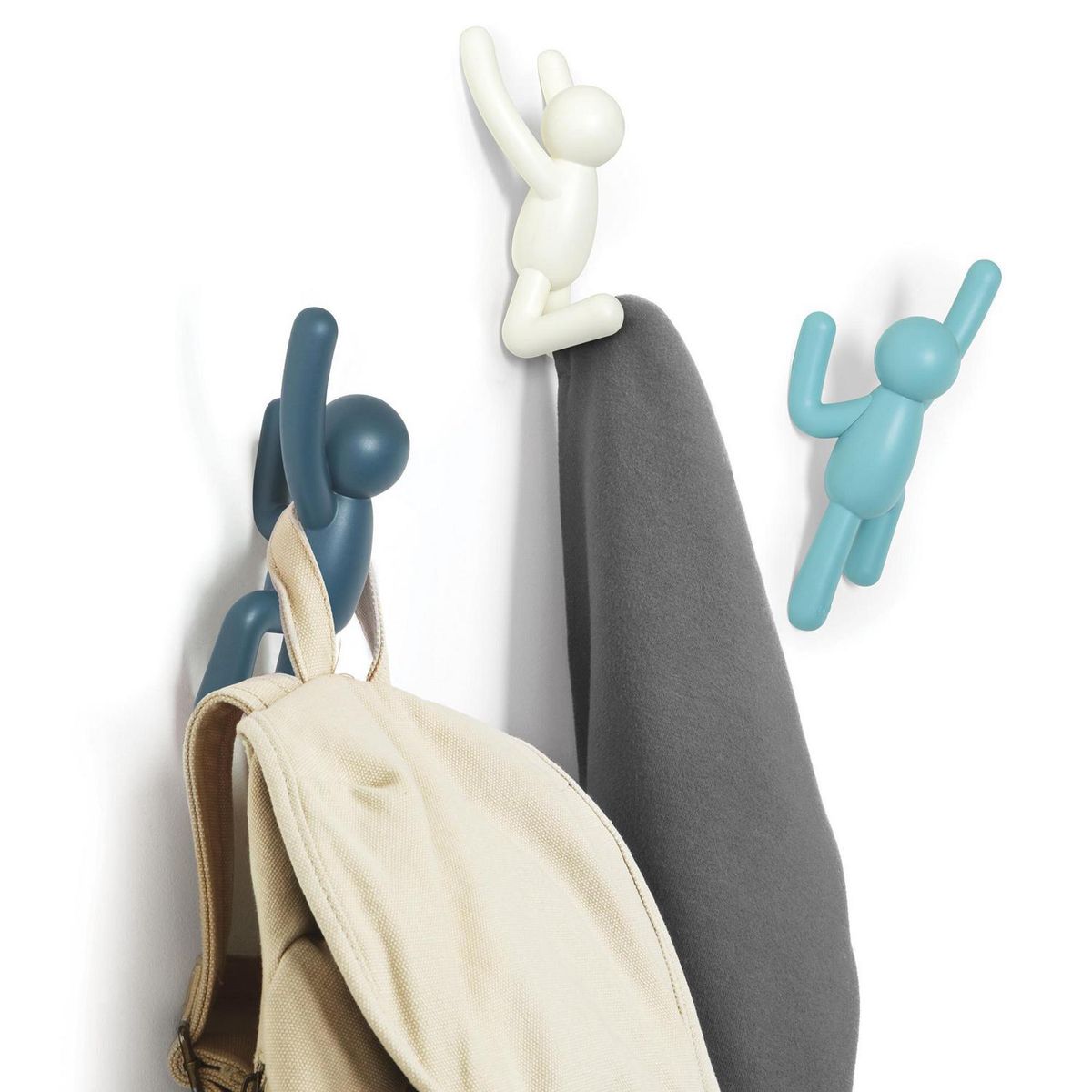 UMBRA - Set de Ganchos ABS Azul/blanco