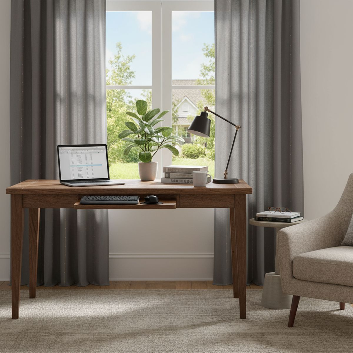 JUST HOME COLLECTION - Cortina 150x240 cm gris