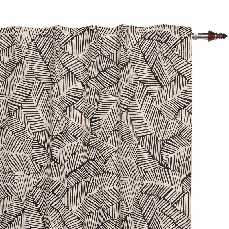 JUST HOME COLLECTION - Cortina Tela 150x240 cm Negro