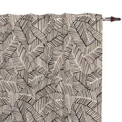 JUST HOME COLLECTION - Cortina Tela 150x240 cm Negro