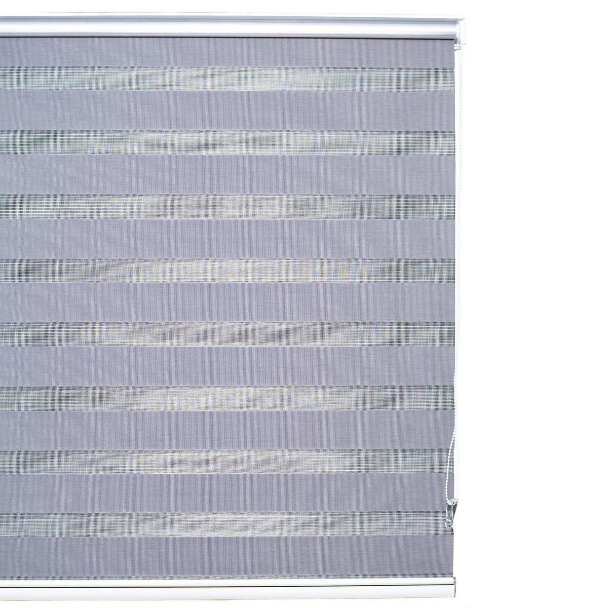 JUST HOME COLLECTION - Cortina roller dúo 180x250 cm gris oscuro