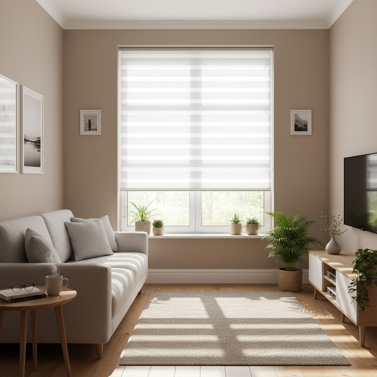 JUST HOME COLLECTION - Cortina Roller Dúo Look Lino