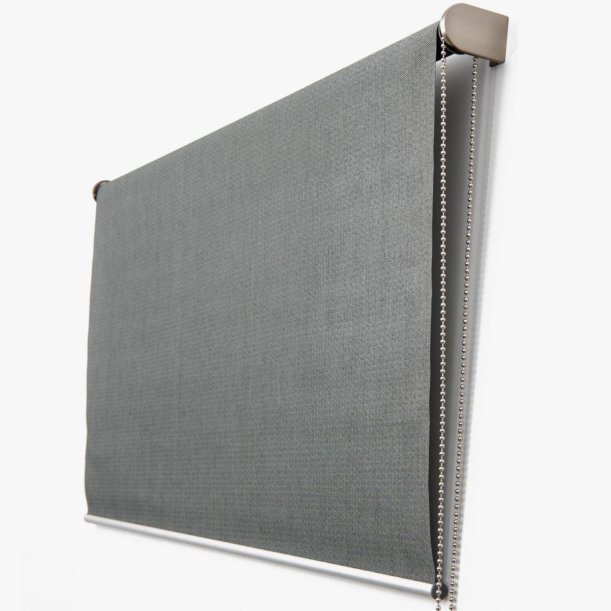 JUST HOME COLLECTION - Cortina Roller de Tela Premium Gris