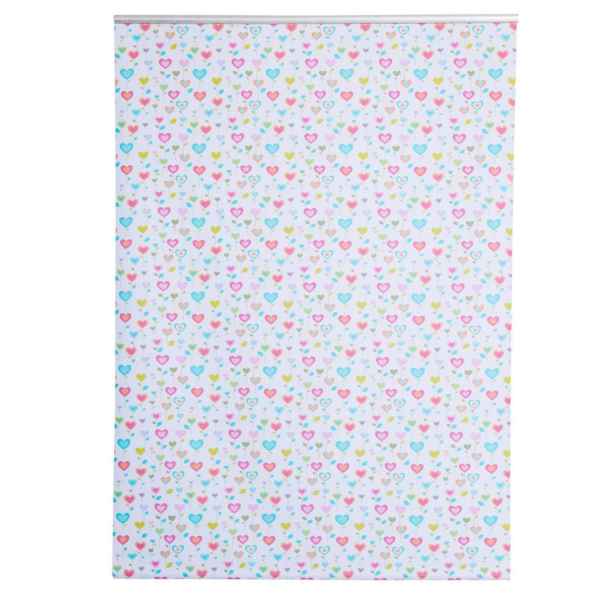 JUST HOME COLLECTION - Cortina roller black out 100x100 cm flores multicolor