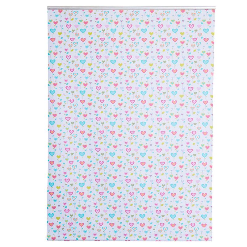 JUST HOME COLLECTION - Cortina roller black out 100x100 cm flores multicolor