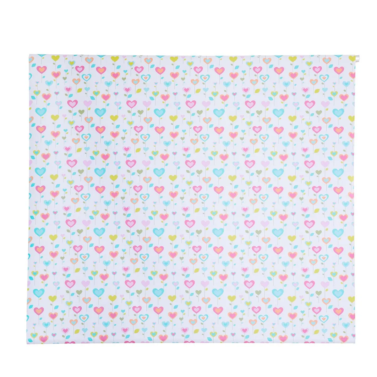 JUST HOME COLLECTION - Cortina roller black out 100x100 cm flores multicolor