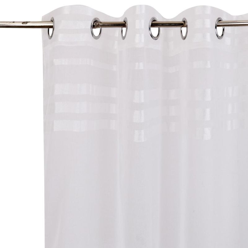 JUST HOME COLLECTION - Velo líneas 140x220 cm blanco