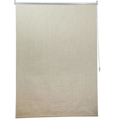 Cortina roller black out Texturada 135x250 cm beige