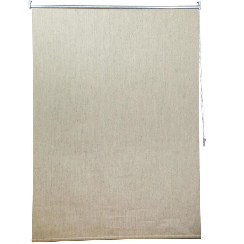 JUST HOME COLLECTION - Cortina Roller Black Out Texturada Beige