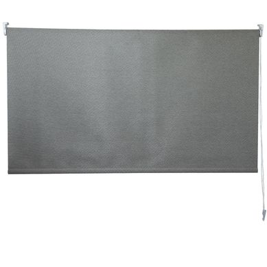 Cortina Roller Black Out Texturada Gris