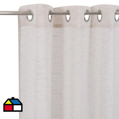 Velo look linen lineas 135x220 cm beige