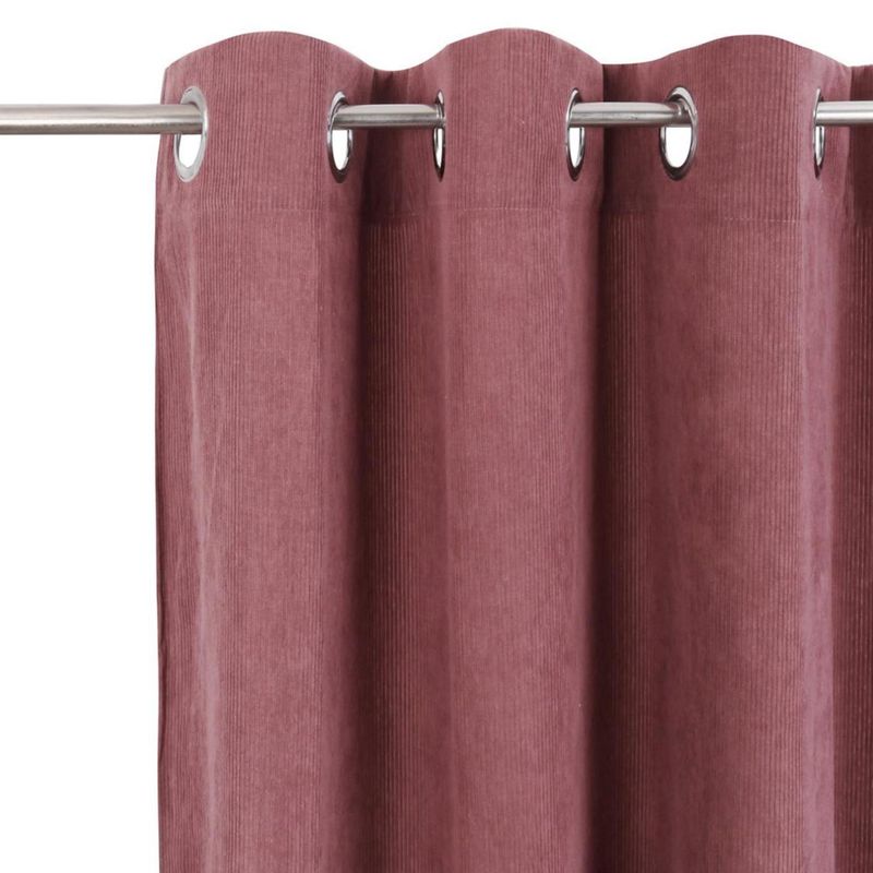 JUST HOME COLLECTION - Cortina tela 140x220 cm Cotelón terra
