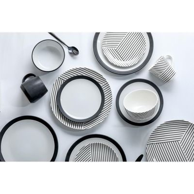 Imagen 2 del producto Juego de Loza 16 Piezas Cerámica Oslo Negro