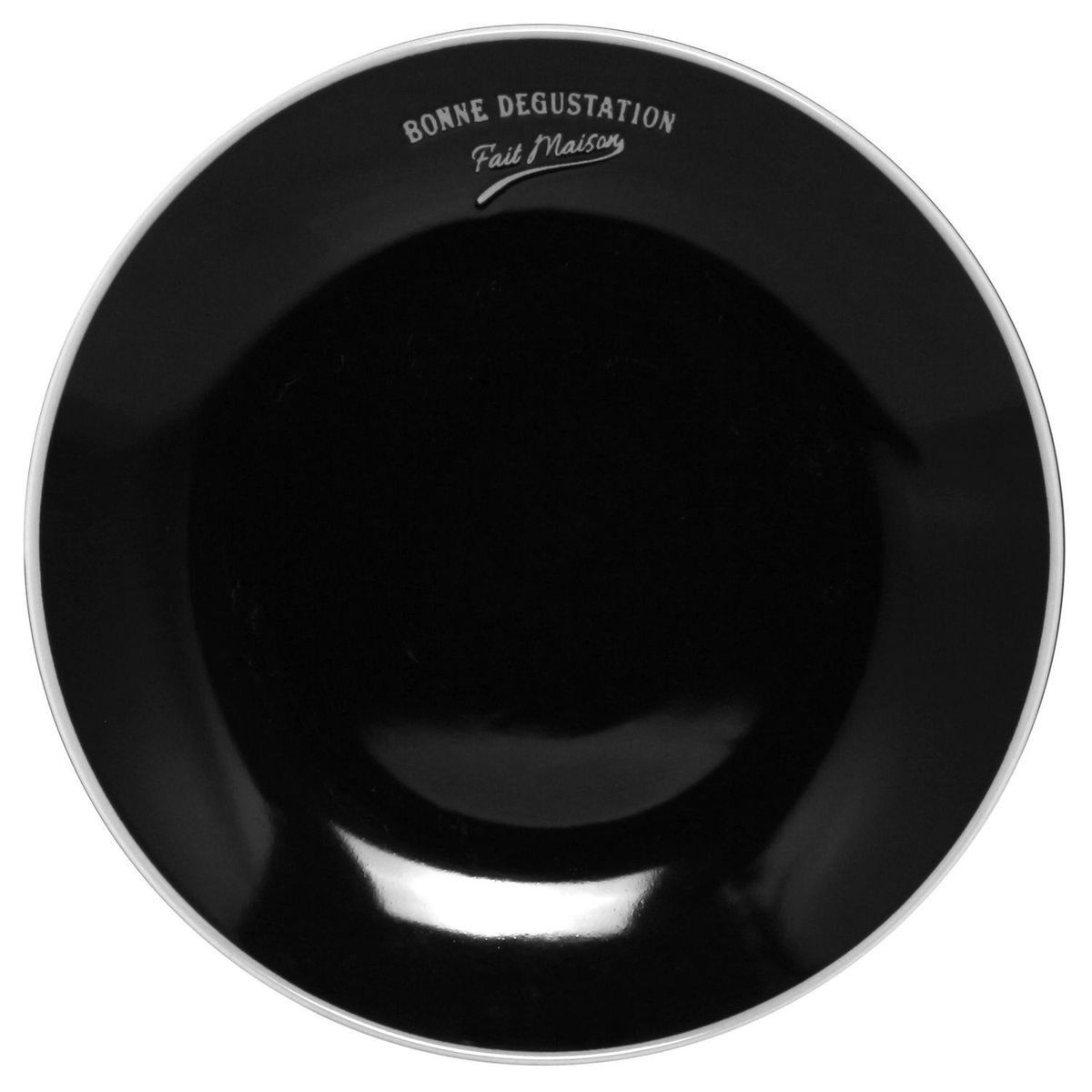 JUST HOME COLLECTION - Plato ensalada bistro negro