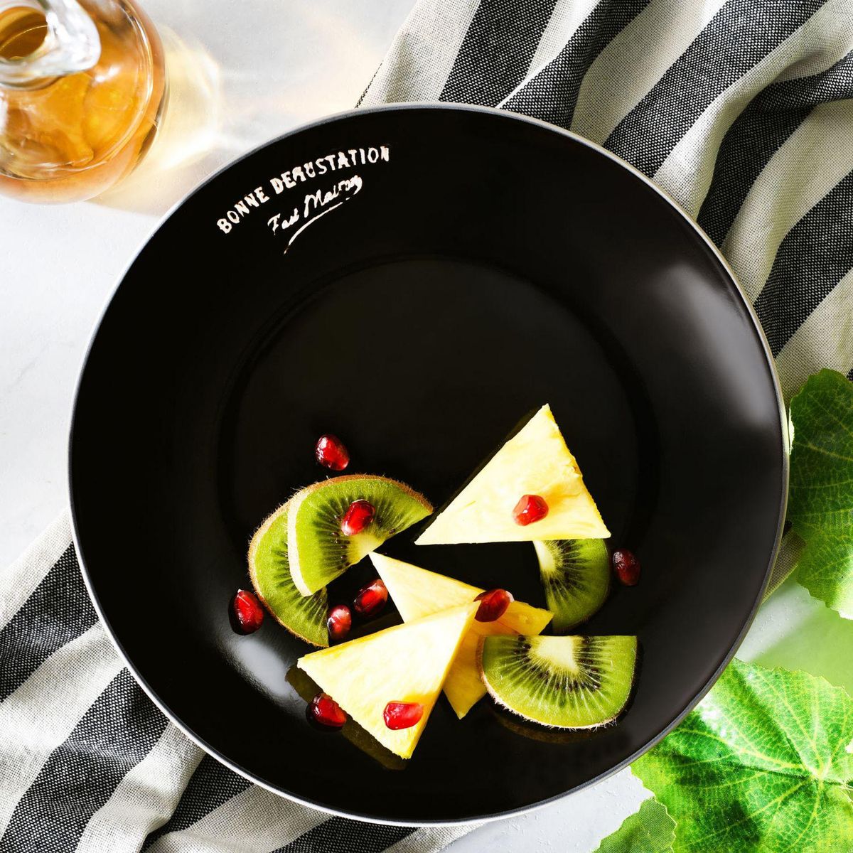 JUST HOME COLLECTION - Plato ensalada bistro negro