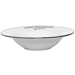 JUST HOME COLLECTION - Plato sopa bistro blanco