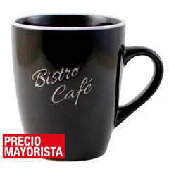 JUST HOME COLLECTION - Mug 355 ml Cerámica Palabras Negro 1 unidad(es)