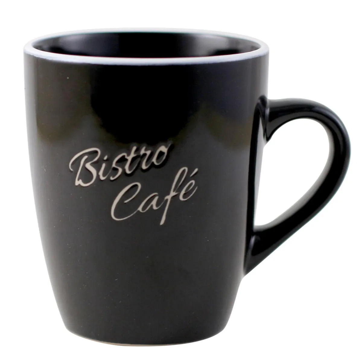 JUST HOME COLLECTION - Tazón 355 ml Cerámica Bistro Negro