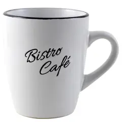 JUST HOME COLLECTION - Tazón 355 ml Cerámica Bistro Blanco 1 unidad(es)