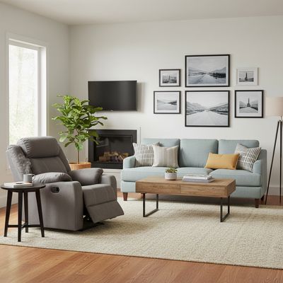 Imagen 2 del producto Sillón Reclinable 1 cuerpo BT-R8788A31T 94x104x165 cm Gris