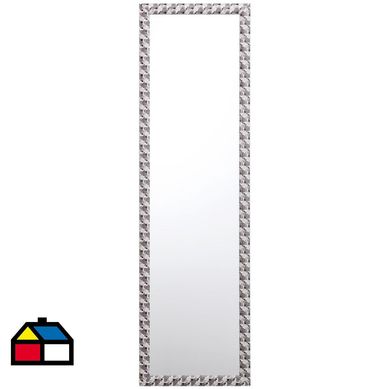 Espejo circulo 30x120 cm negro