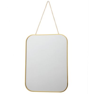 Imagen 2 del producto Espejo rectángulo 30x40 cm dorado