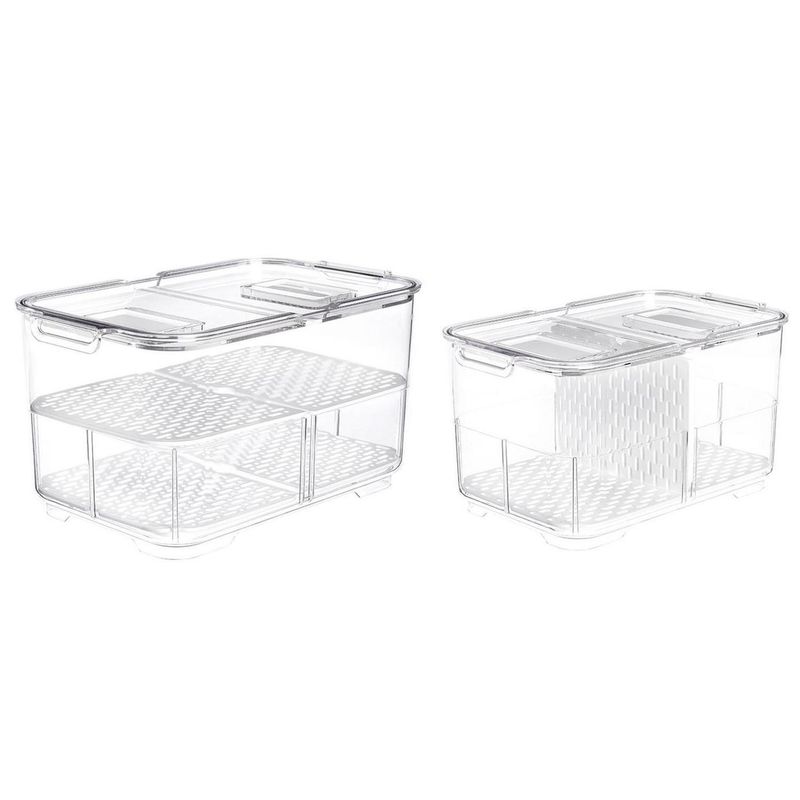 JUST HOME COLLECTION - Set 2 recipientes para almacenar