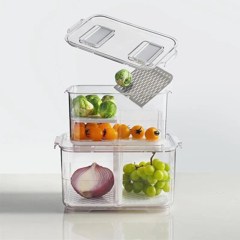 JUST HOME COLLECTION - Set 2 Recipientes Plástico 7 l