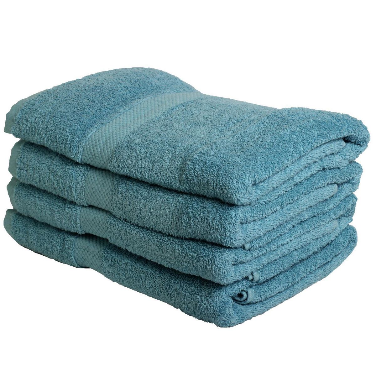 JUST HOME COLLECTION - Set 4 Toallas Cuerpo Algodón 506gr 68x137 cm