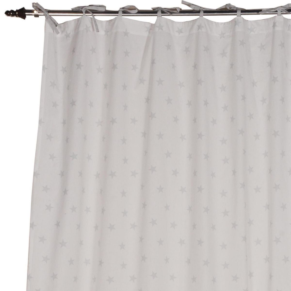 JUST HOME COLLECTION - Cortina 150x240cm estrellas gris