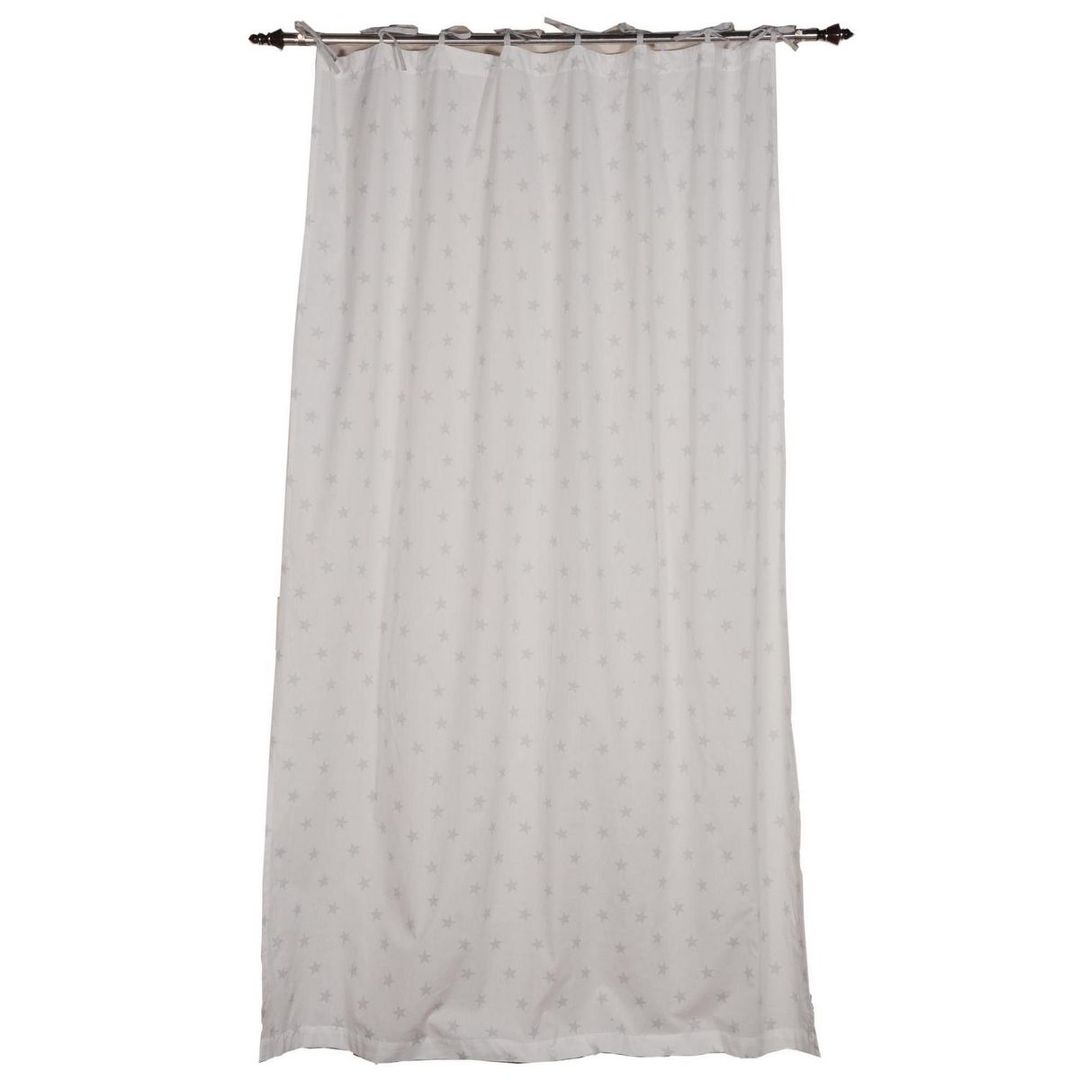JUST HOME COLLECTION - Cortina 150x240cm estrellas gris