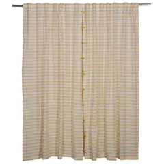 JUST HOME COLLECTION - Cortina 150x240 cm rayas amarillo