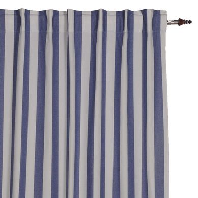 Cortina 150x240 cm rayas azul